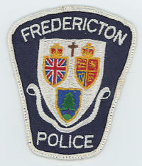 CANADA,NEW BRUNSWICK,FREDERICTON POLICE 1